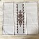 8 serviettes de table vintage en coton