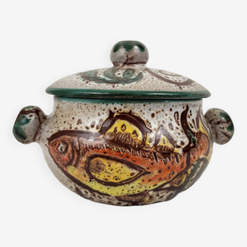 Vallauris ceramic soup tureen Etienne Daniel