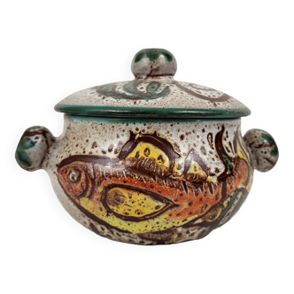 Vallauris ceramic soup tureen Etienne Daniel