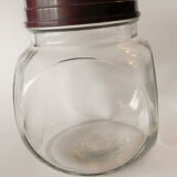 Veneered candy jar with bakelite lid