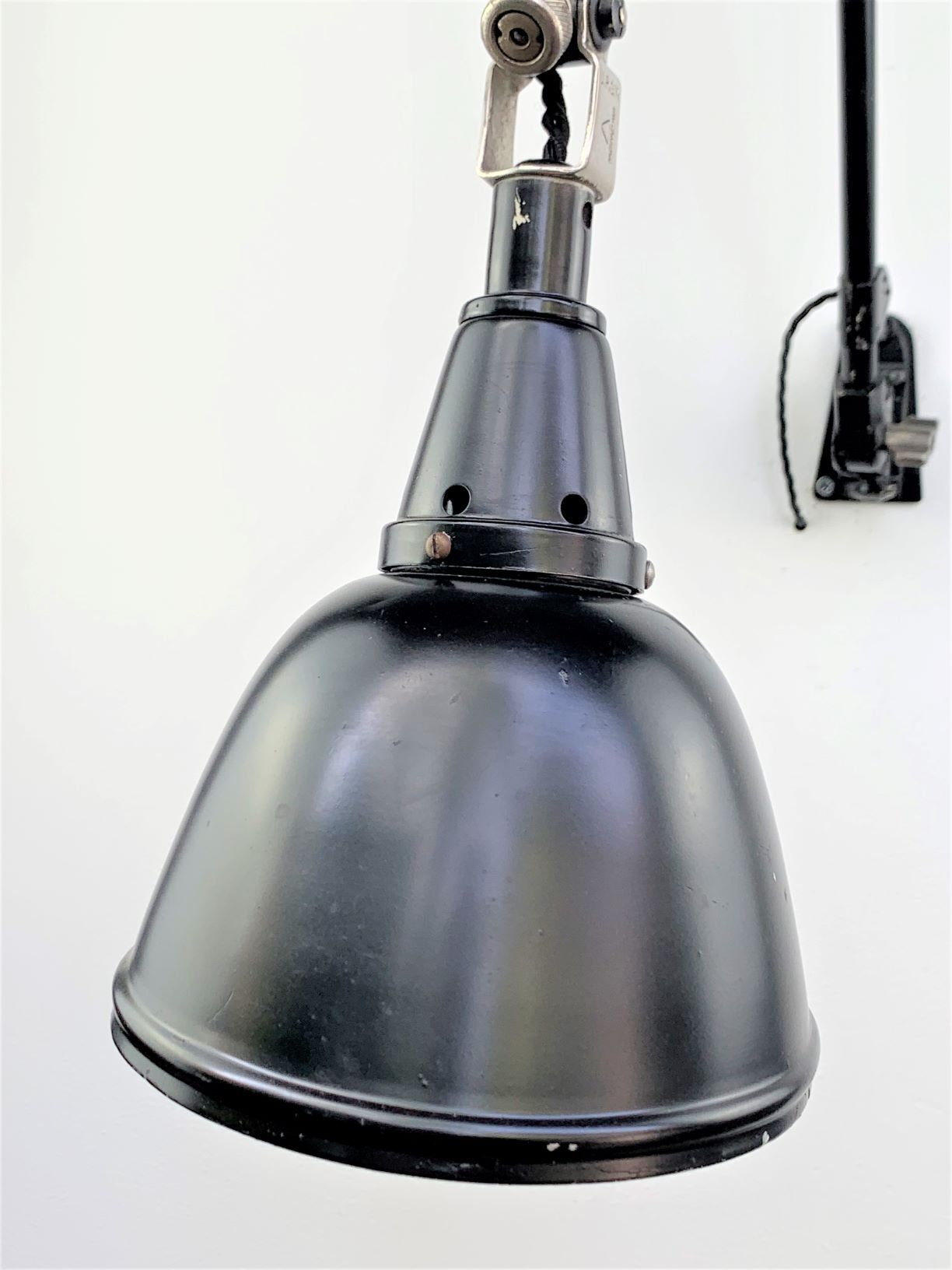 Applique Midgard ancienne lampe allemande curt fisher drgm 1940
