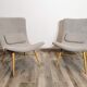 Paire de fauteuils restaurée par Miroslav Navratil
