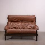 Canapé et fauteuil brutalistes hollandais conçus par Gerard Van den Berg pour Montis, vers 1980