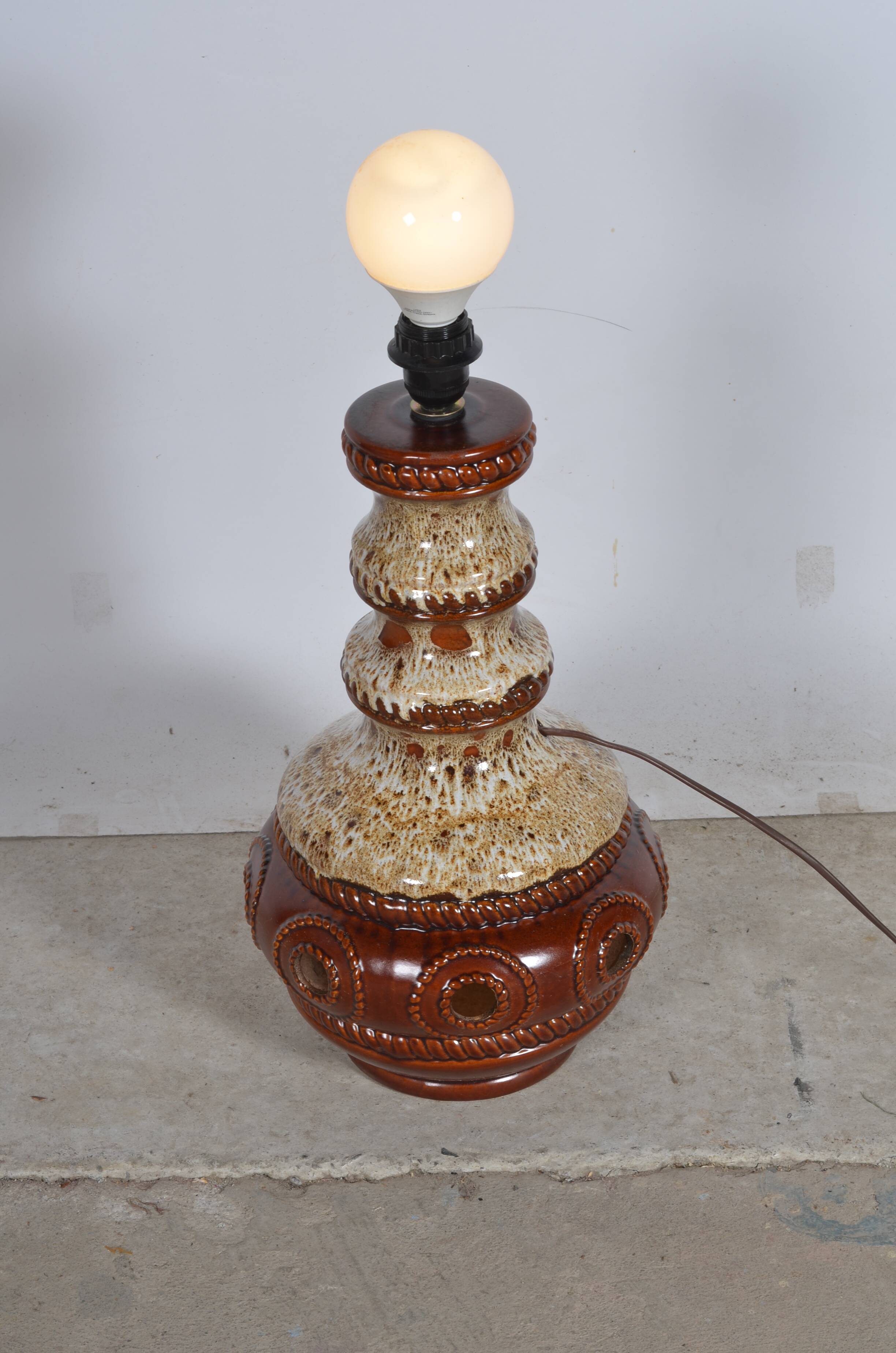 West Germany floor lamp base