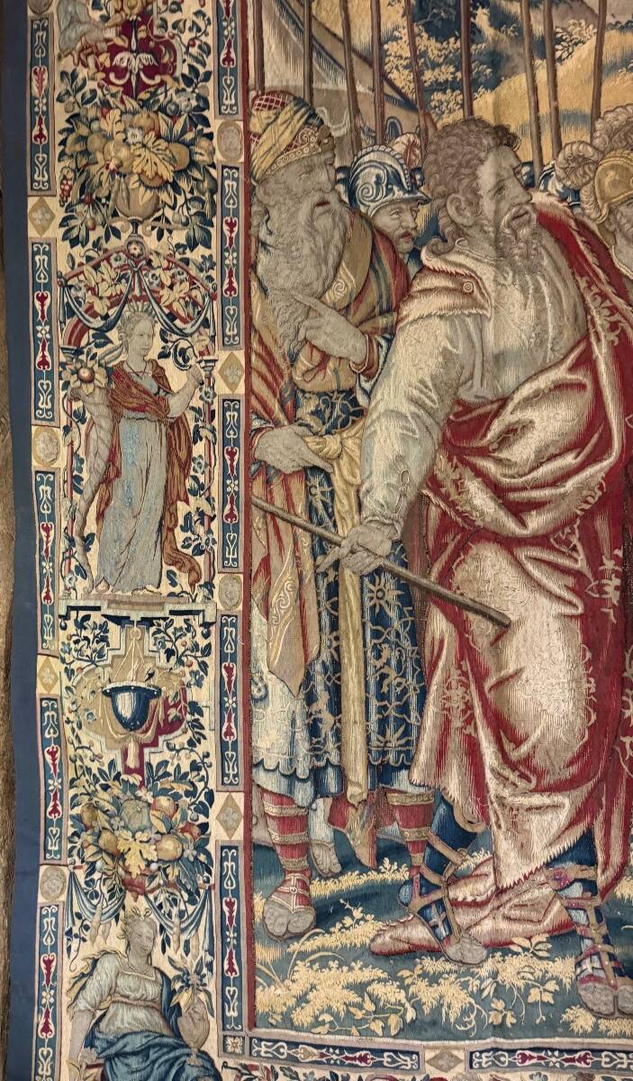 Brussels tapestry, battle scene, second half of the 16th century