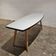 Vintage surfboard coffee table in birch and formica, 1950s