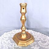 Bougeoir  bronze doré à binet percé XVII siècle
