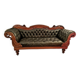19th century Indo English Chesterfield sofa