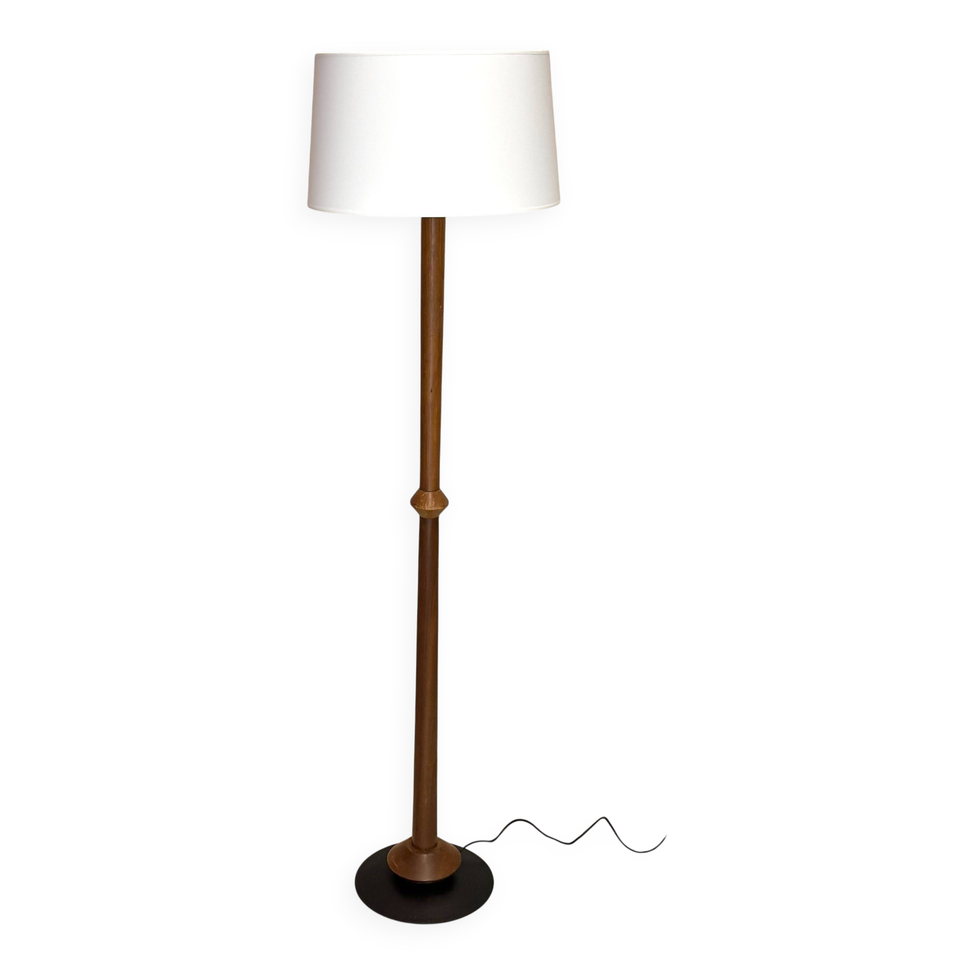 Scandinavian teak floor lamp