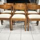 Set of 6 elm chairs from Regain vintage 1980.
