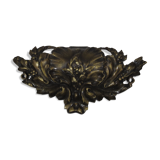 old golden bronze pediment