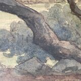 Painting watercolor Marine 1926