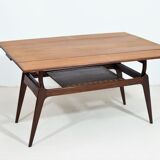 Teak metamorphic table