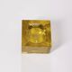 Vintage 1960s Yellow Crystal Ashtray, German Design
