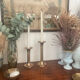 Pair of vintage brass candlesticks