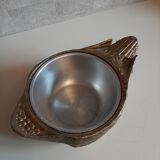 Mauro Manetti Italy ice bucket in gold metal