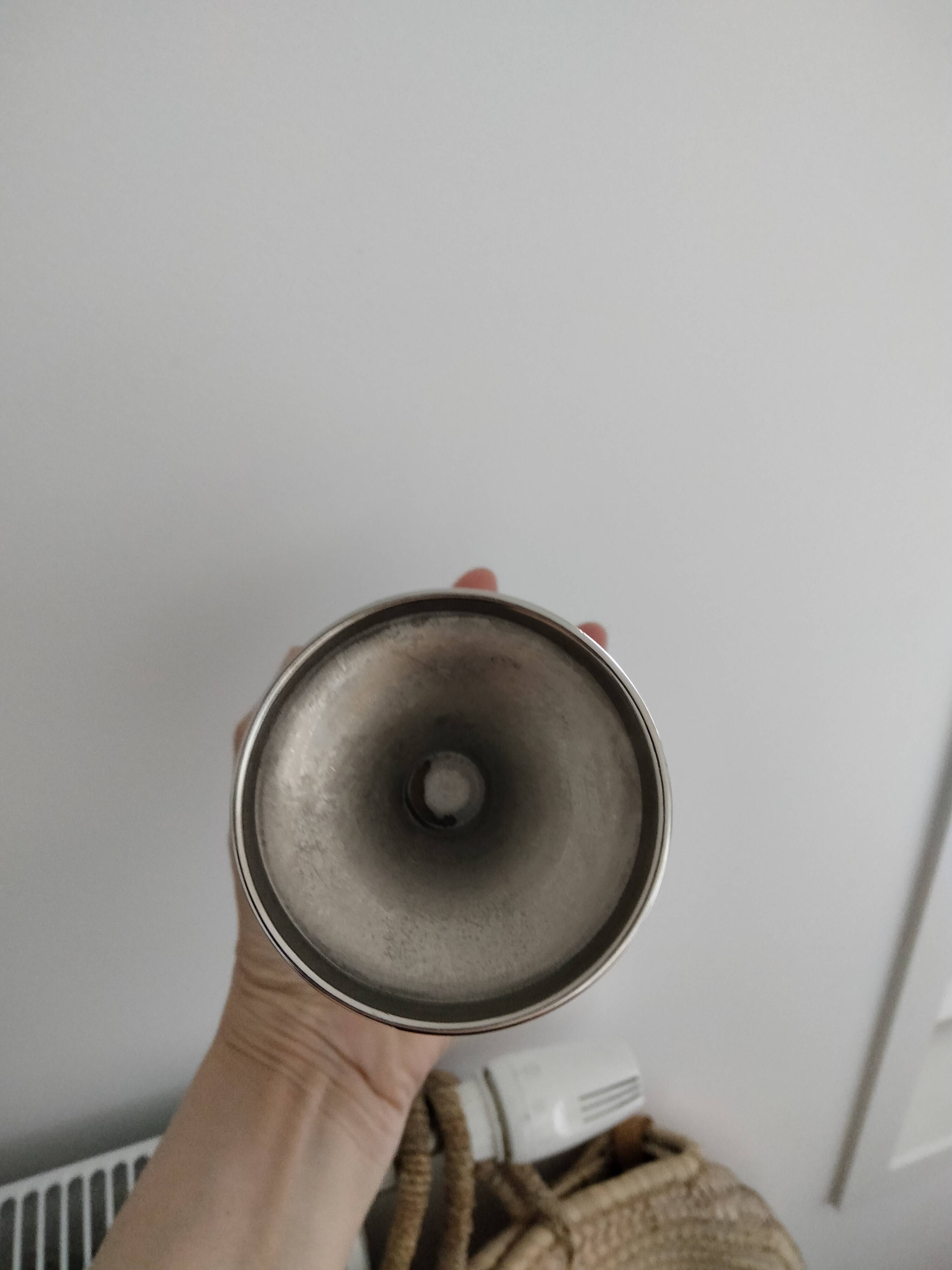 Gilde candle holder in chrome-plated brass