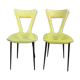 Pair of Gilac vintage 70s design chairs
