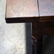 Passementier table with wooden drawers Walnut - France Lyon 1880'