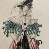 Board of the diary of ladies and fashions 1827