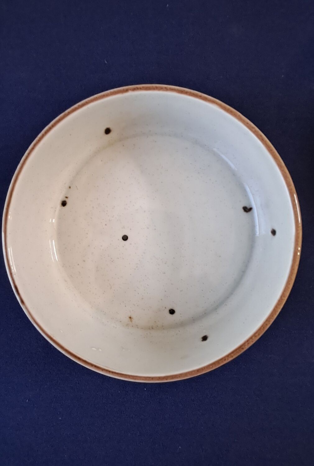 Set of 3 bowls in the Éclat model from Sarreguemines. 1960s.