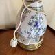 Porcelain and brass lamp base H 41cm
