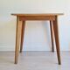 Table - bureau internat bois brut ancien pieds compas