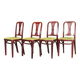Set of 4 Art Deco chairs by Thonet, No. A78, circa 1930