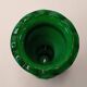 Vase en verre malachite bohémien tchèque