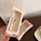 Vintage 1950s Ceramic Sauceboat Drainer Asparagus Dish