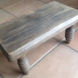 Old oak stool or footstool