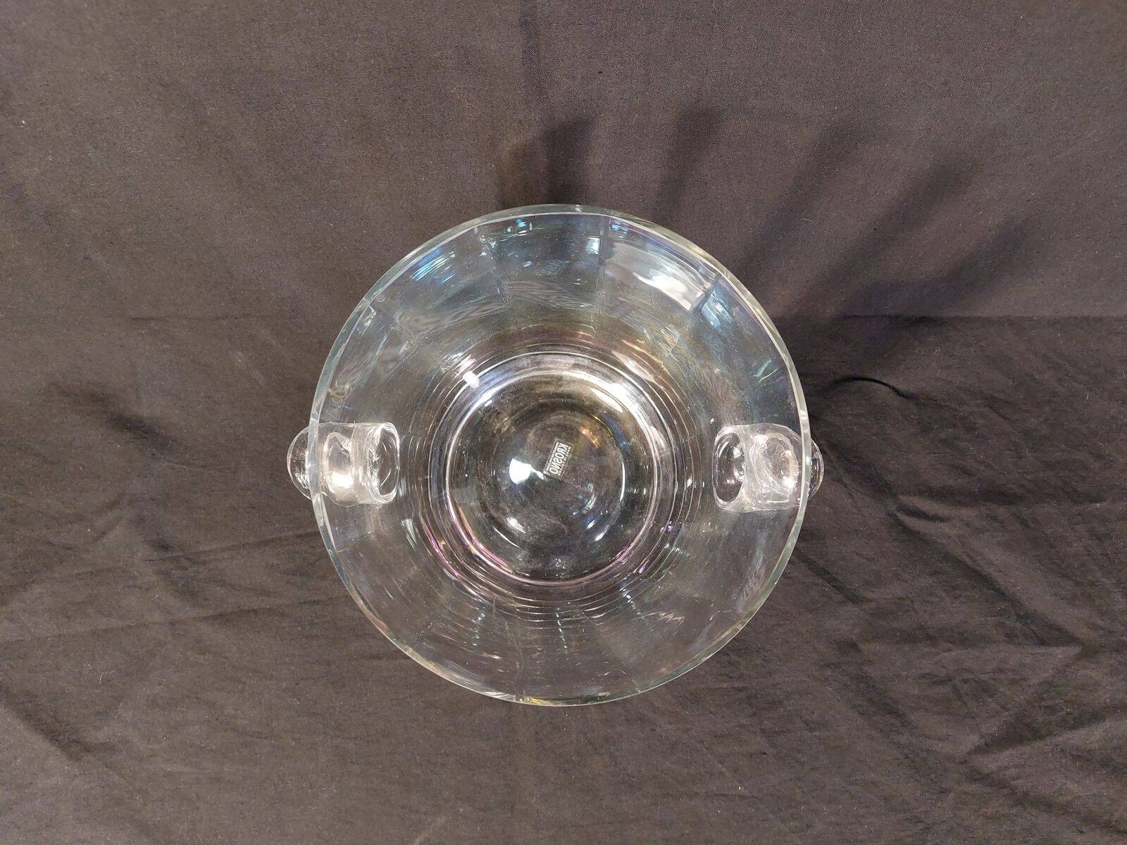 Krosno signed crystal champagne bucket - Poland
