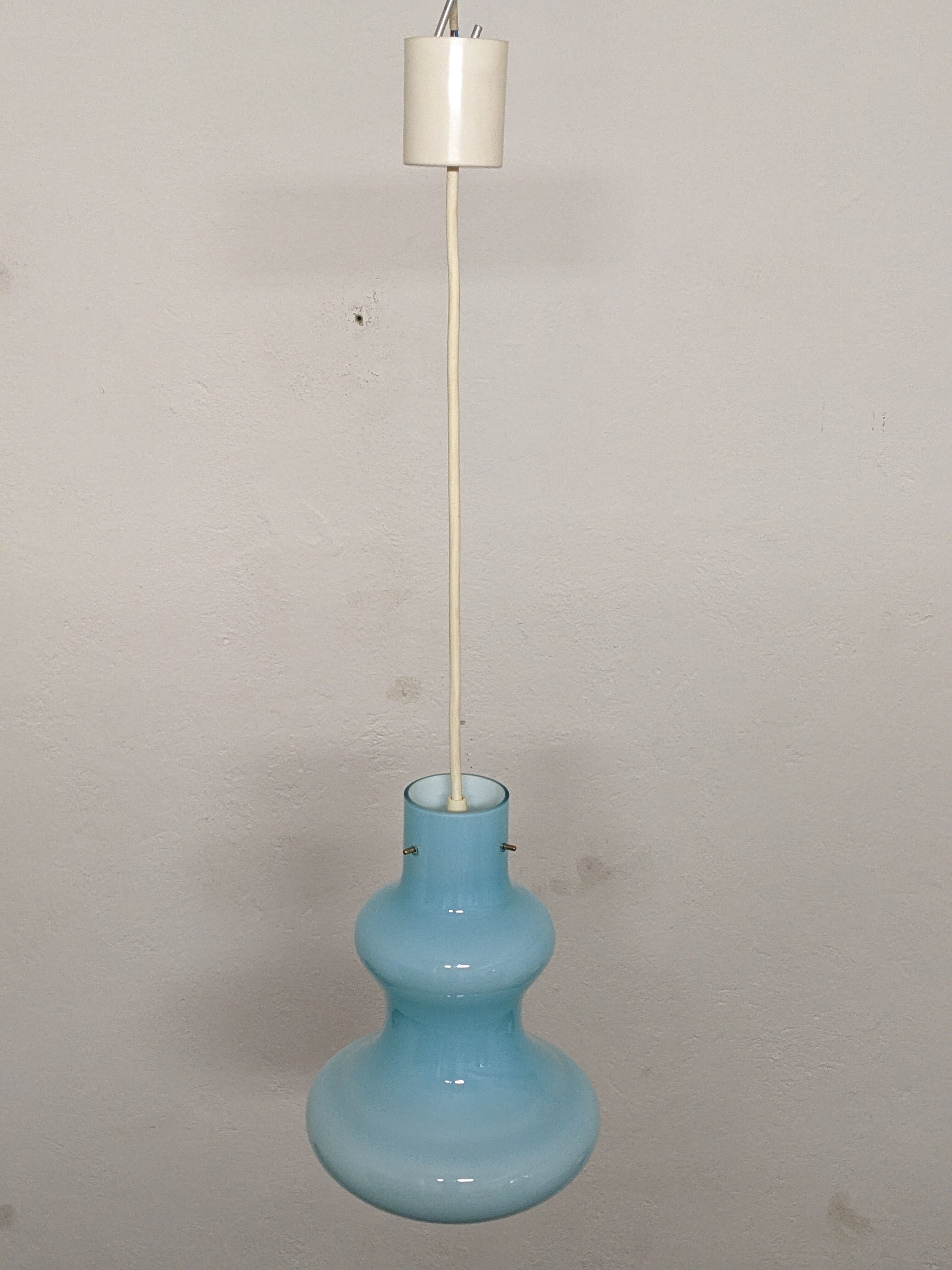 Blue opaline suspension from the 50s/60s
