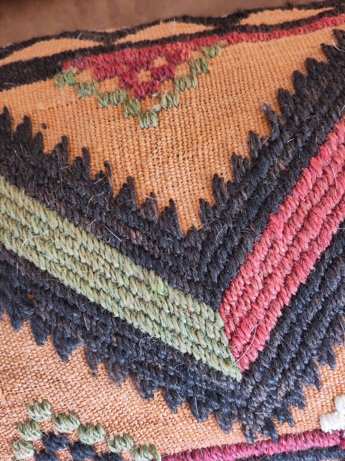 Vintage Tunisian cushion