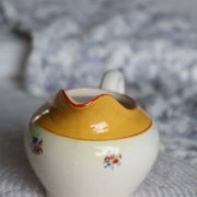 Pot à lait vintage porcelaine Sarreguemines – Motif fleuri