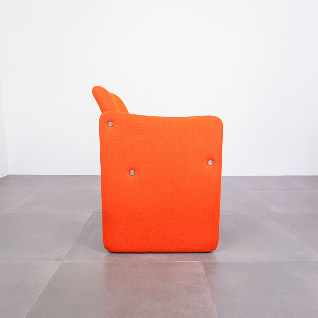 Set 2 armchairs Emmegi Lanetta orange