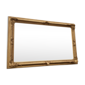 Mirror wood and stuk gilded 19th 94x60cm