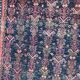 Carpet old Persian Bijar 19th century handmade 110 X 189 CM