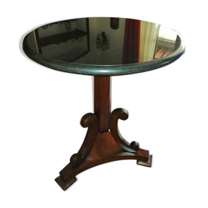 Table ronde à marbre