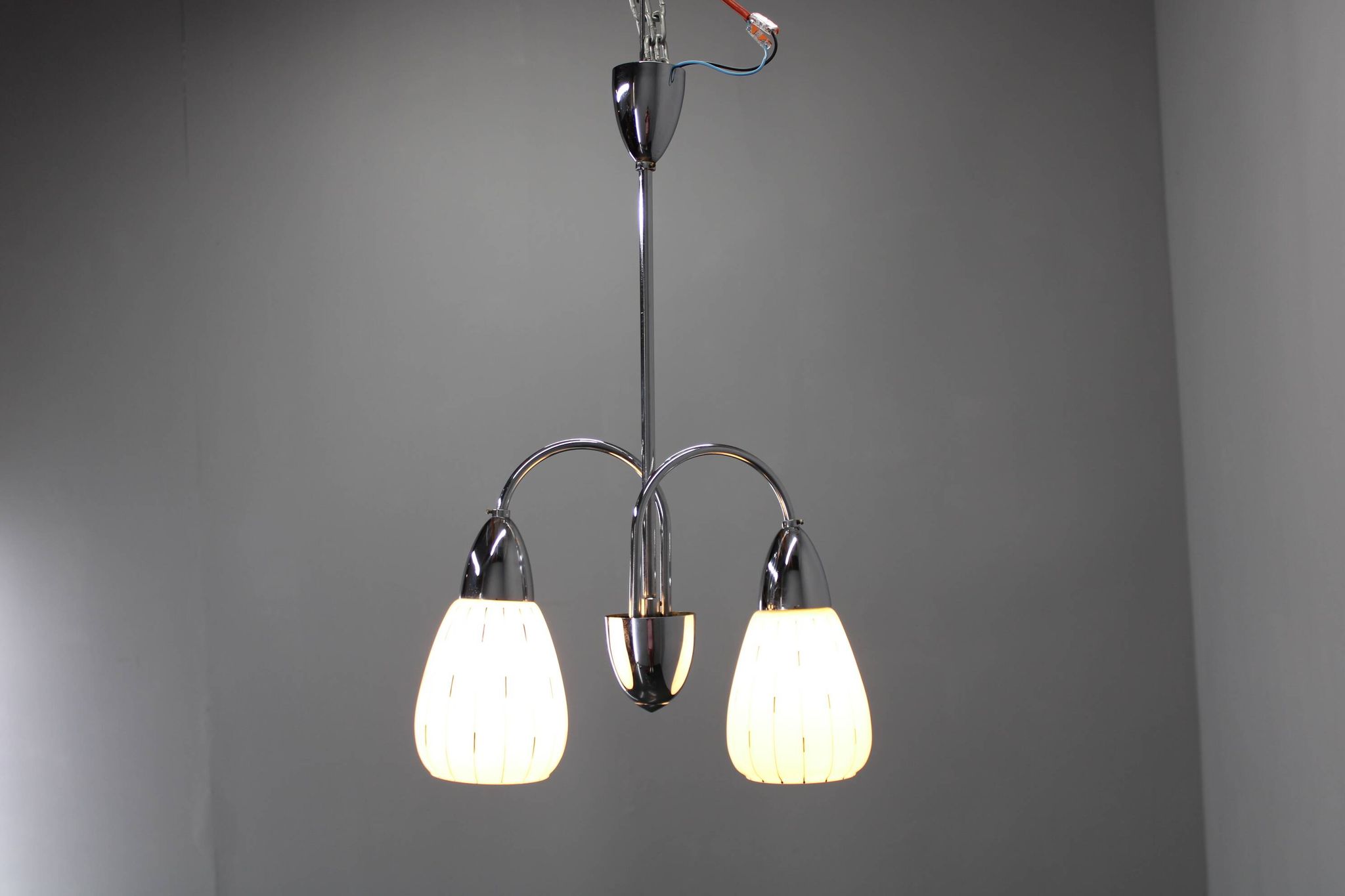 1950s Vintage Chandelier by Instala Decin, Czechoslovakia