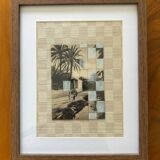 Collage and acrylic frame