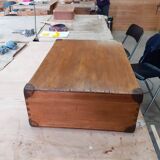 Vintage wooden suitcase