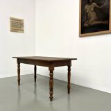 Small farmhouse table / desk in solid cherry wood