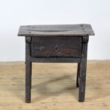 Spanish oak side table, 18th century
