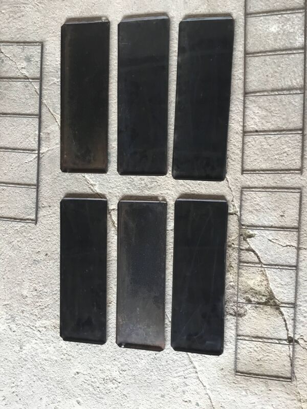 Double étagère string en metal - 6 étagères, 3 montants - vintage 1960