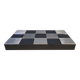 Vintage lacquer and aluminum checkerboard coffee table, 1970s