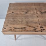 Vintage dining table in ash, 1960s