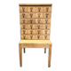 Shannon square table and 24-compartment business unit set