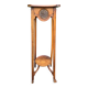 Tall Art Nouveau carved wooden side table
