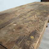 Old patinated workbench